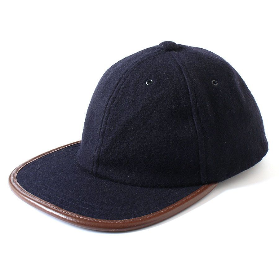 WA26346 美品 CA4LA カシラ キャップ 帽子 ブラック×ブラウン 黒×茶