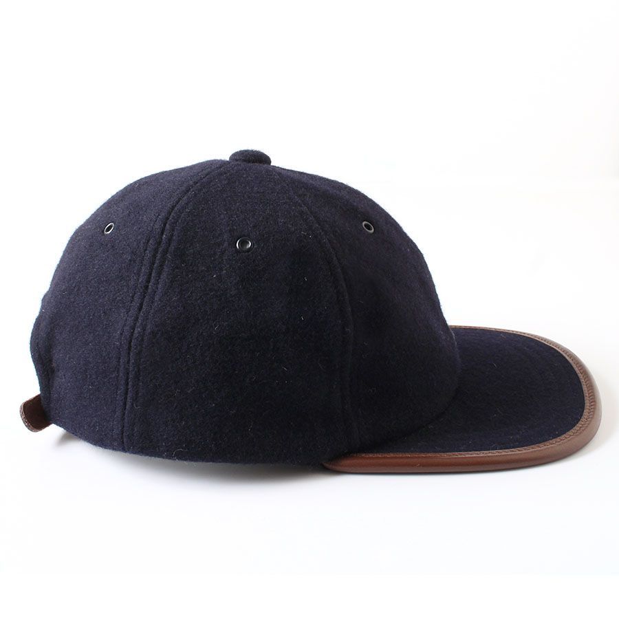 WA26346 美品 CA4LA カシラ キャップ 帽子 ブラック×ブラウン 黒×茶