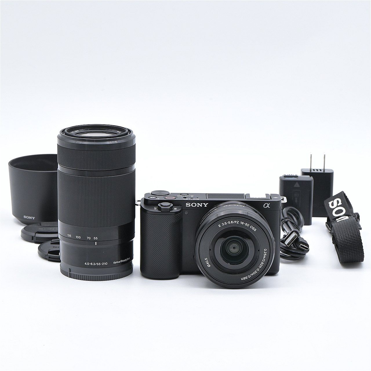 SONY ソニー VLOGCAM ZV-E10 ダブルズームレンズキット SELP1650+