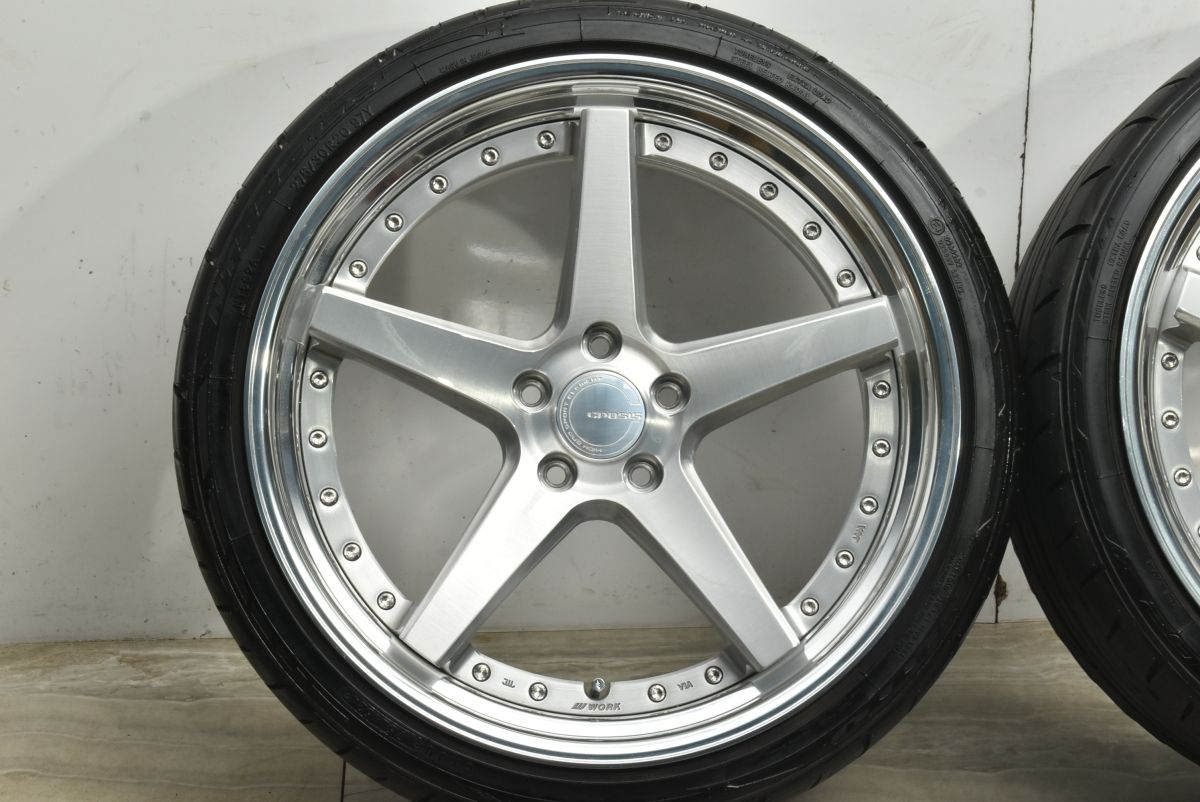 カスタム用に】WORK GNOSIS CVF 20in 9J +34 10J +39 PCD114.3 