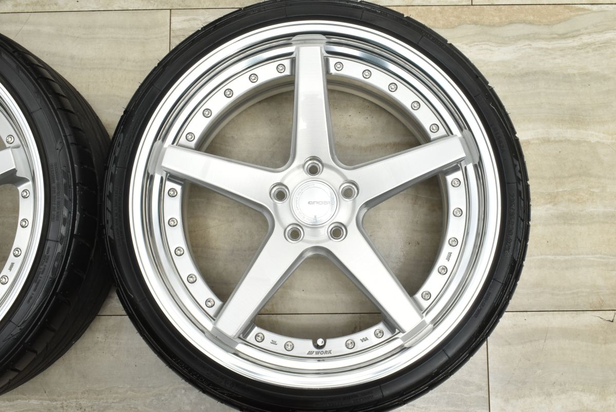 カスタム用に】WORK GNOSIS CVF 20in 9J +34 10J +39 PCD114.3 