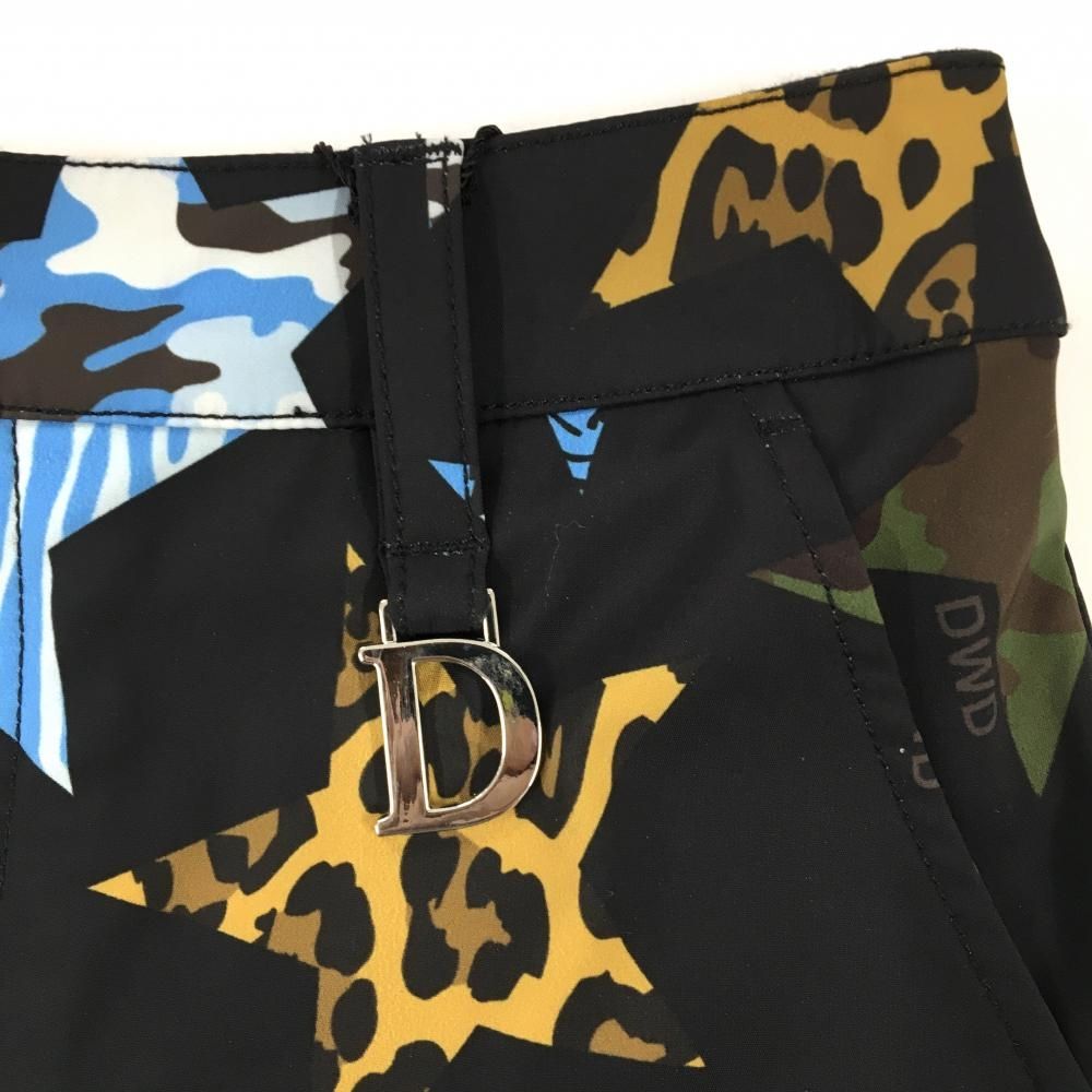 新品】ダンスウィズドラゴン キュロットスカート 黒×ライトブルー 星総