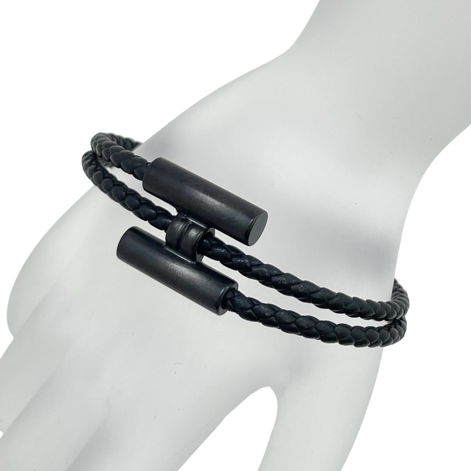 HERMES | エルメス トゥルニ トレッセ ブレスレット ブラック【尾張 