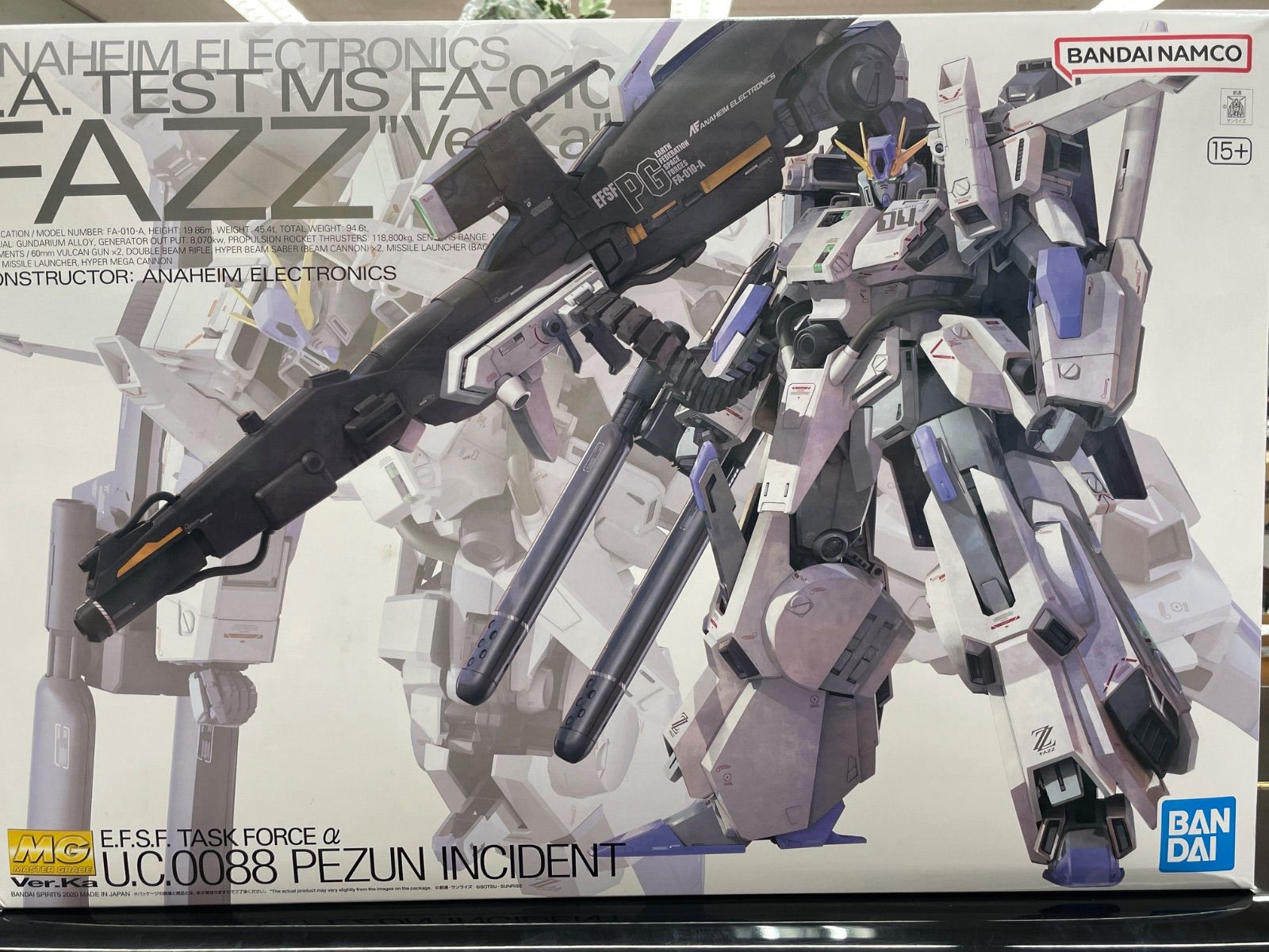 MG 1/100 『ガンダム・センチネル』 FAZZ Ver.Ka - メルカリ