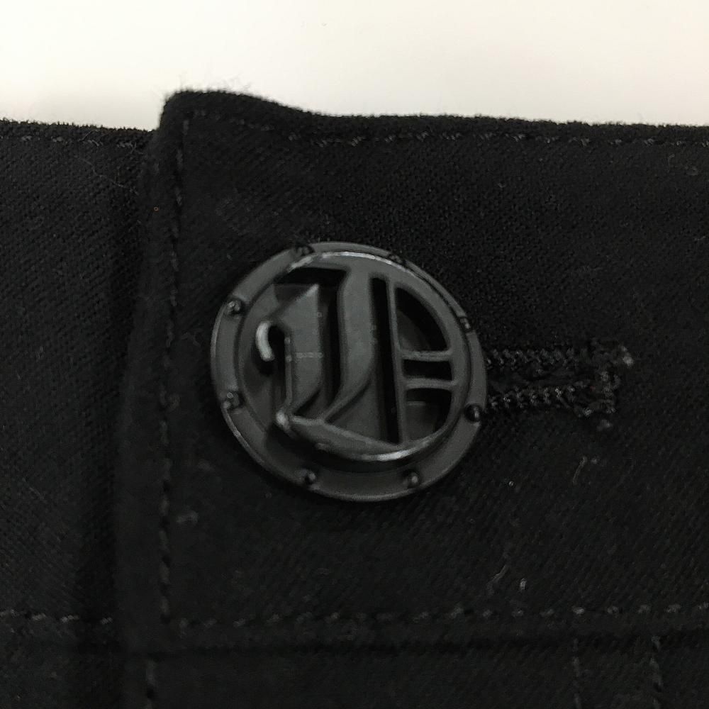 美品】ダンスウィズドラゴン キュロットスカート 黒 ロゴ刺しゅう 複数