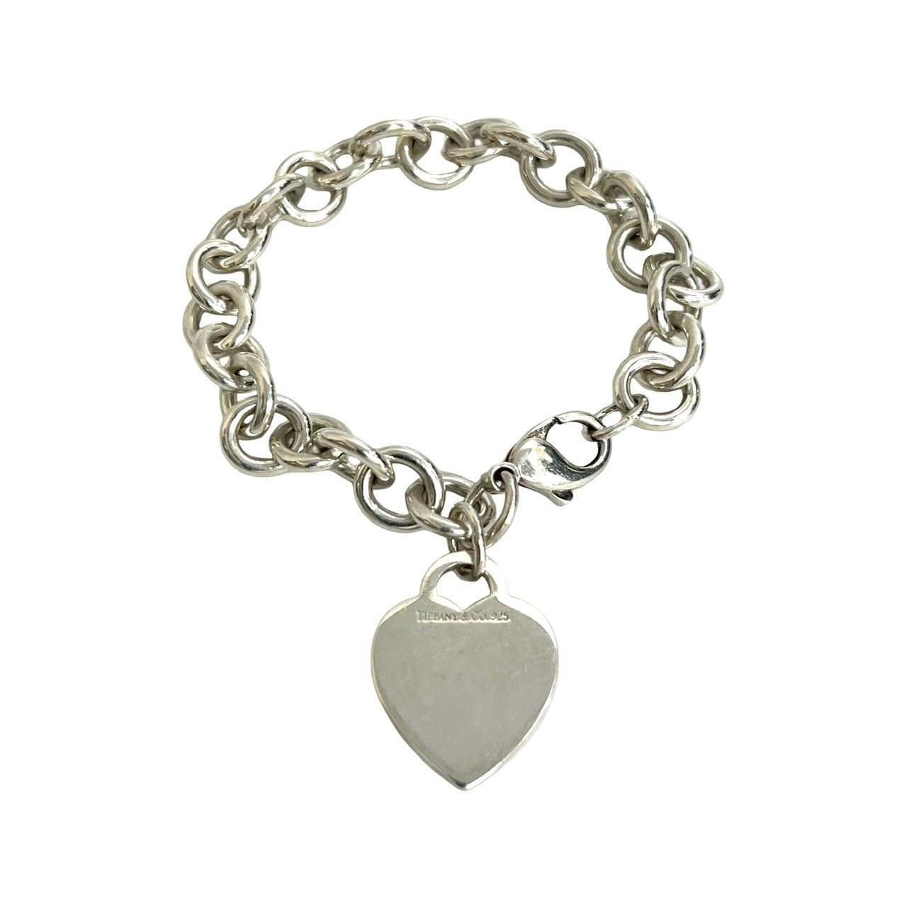 極 美品 TIFFANY&Co. ティファニー リターントゥ ハートタグ シルバー