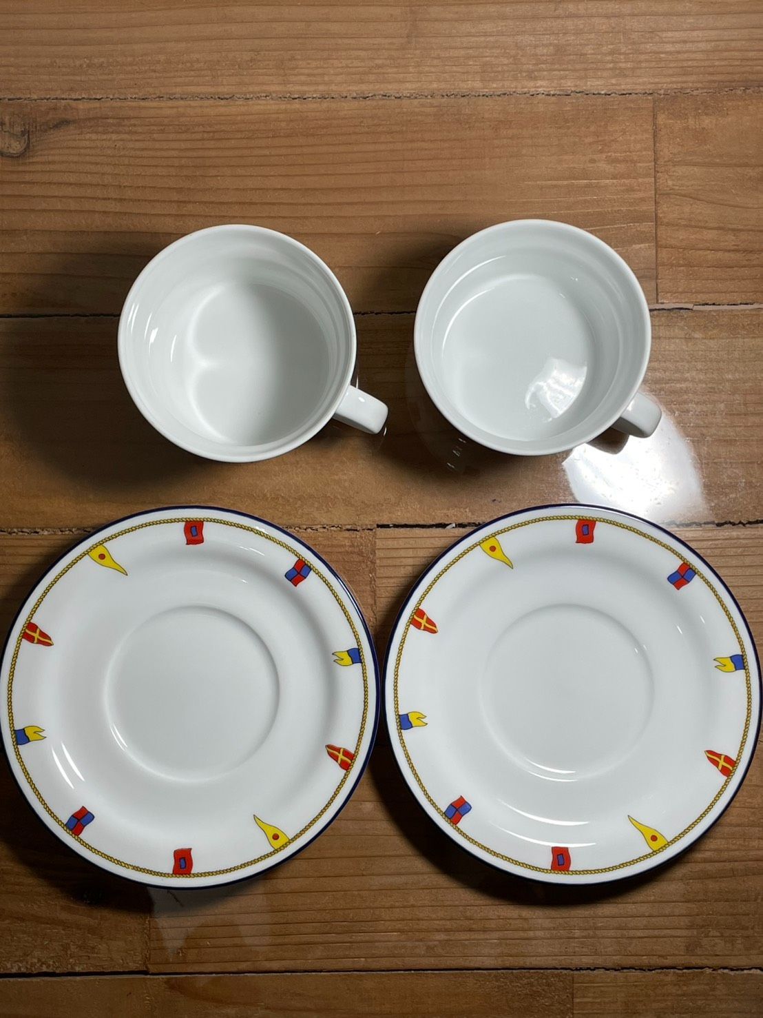 リチャードジノリ クリッパーカップ・ソーサー2客セット - メルカリ