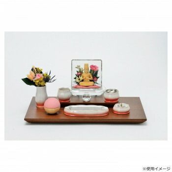 花輪 5点セット 美濃焼 桃 32 C 3007 o 00072