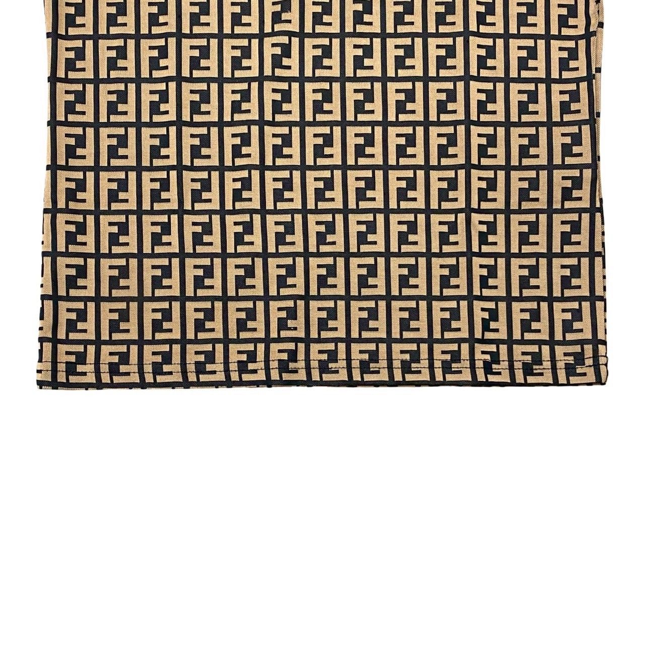 極 美品 FENDI フェンディ ズッカ 柄 ポリエステル スパンデックス