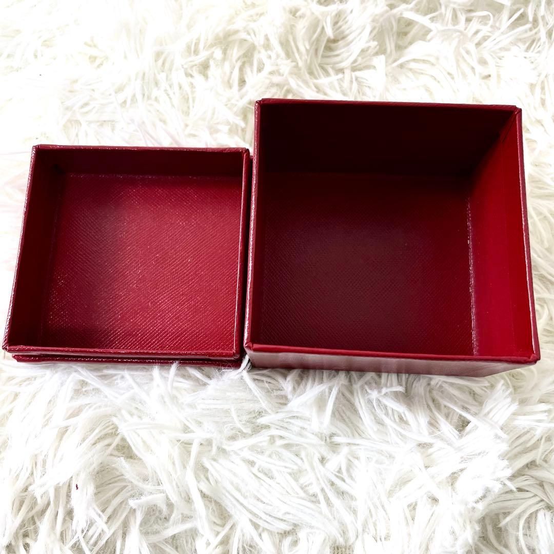 カルティエ Cartier ジュエリーケース 空箱 アクセサリー レッド 赤