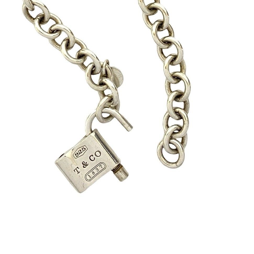極 美品 TIFFANY&Co. ティファニー 1837 カデナロック ブレスレット