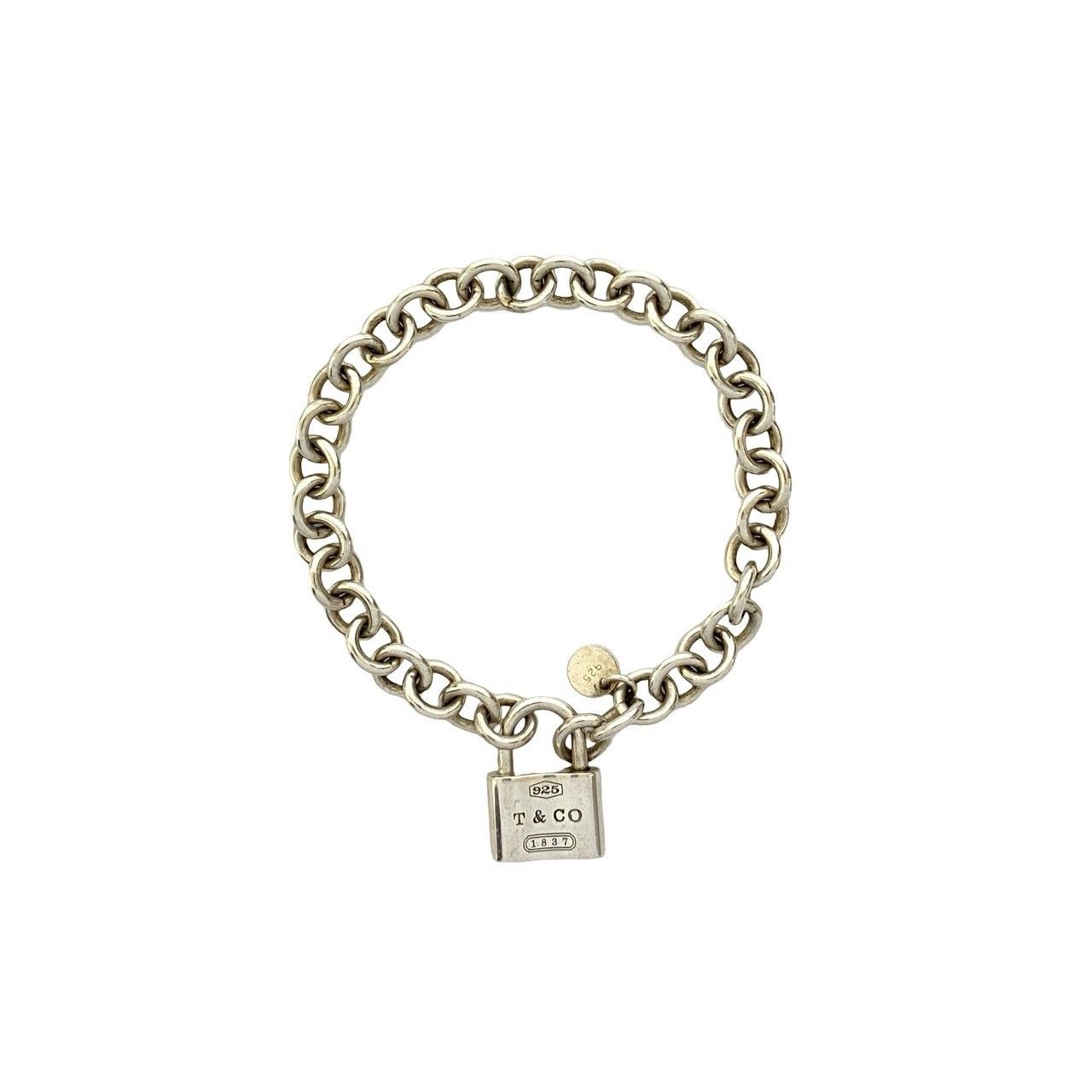 極 美品 TIFFANY&Co. ティファニー 1837 カデナロック ブレスレット 