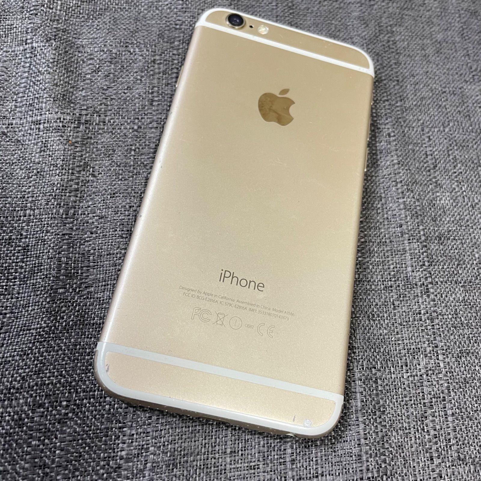 Brand 美品バッテリー100% iPhone 6 64GB ゴールド New Apple iPhone 6