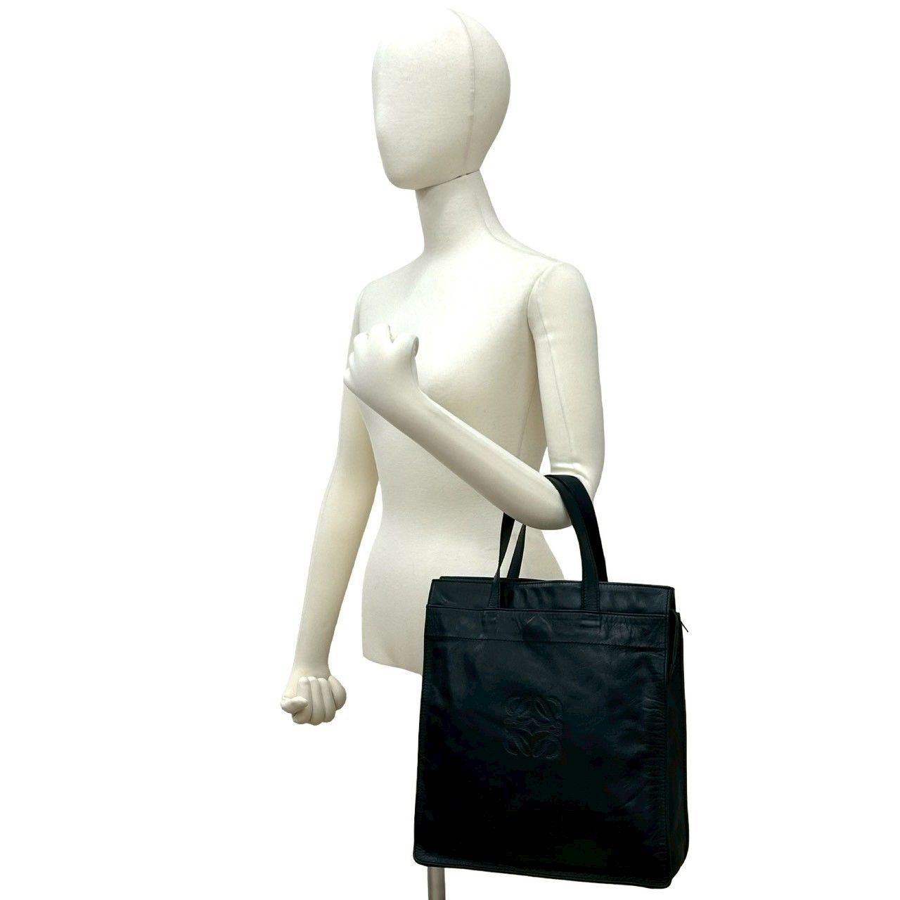 極 美品 希少品 LOEWE ロエベ ヴィンテージ アナグラム ロゴ 刻印 