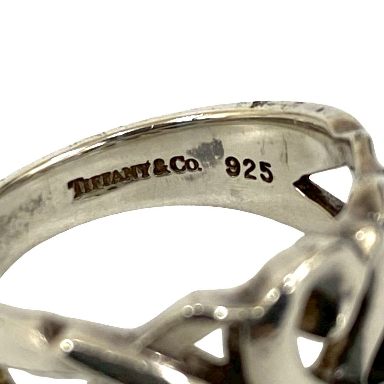 極 美品 TIFFANY&Co. ティファニー トリプル ラビングハート シルバー