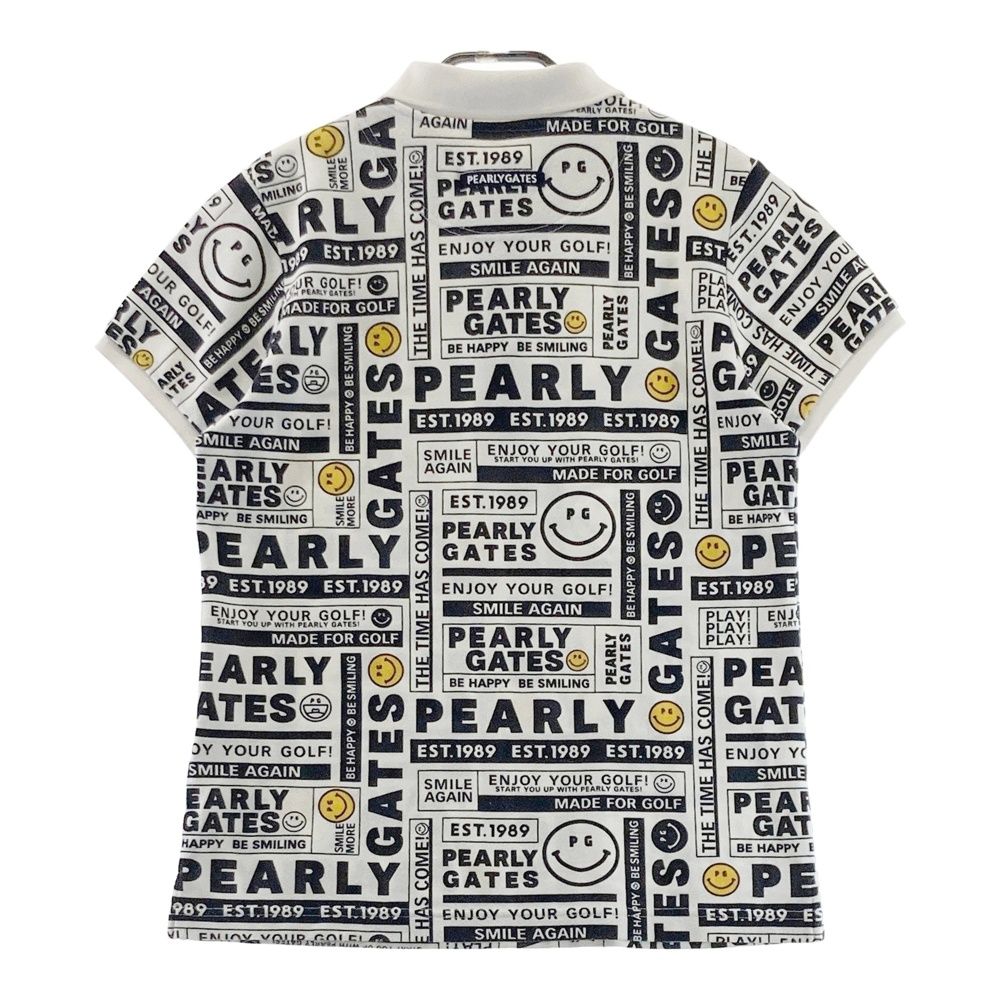 サイズ：1 PEARLY GATES パーリーゲイツ 半袖ポロシャツ ニコちゃん 総