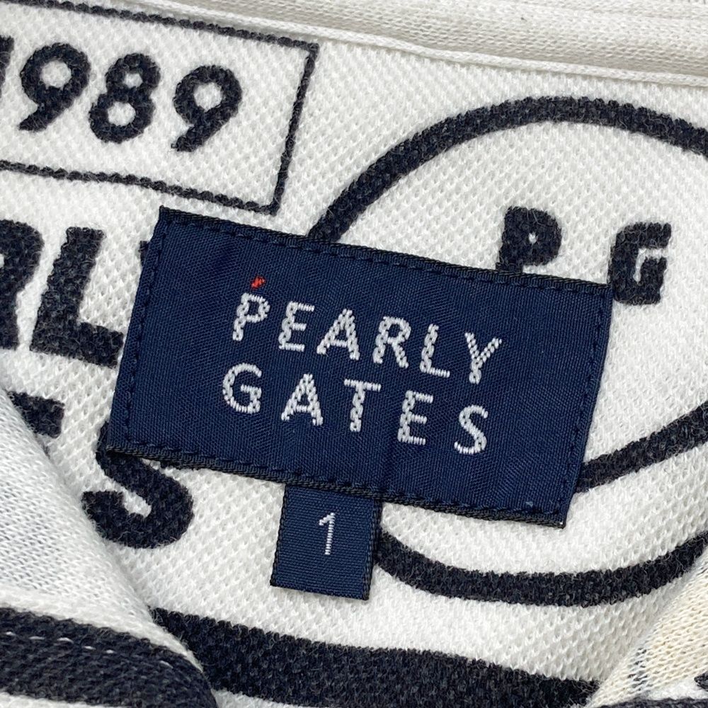サイズ：1 PEARLY GATES パーリーゲイツ 半袖ポロシャツ ニコちゃん 総