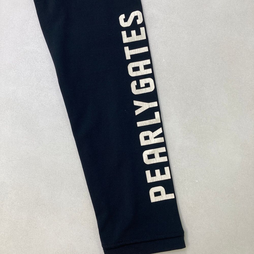 サイズ：1 PEARLY GATES パーリーゲイツ 長袖インナーTシャツ ネイビー