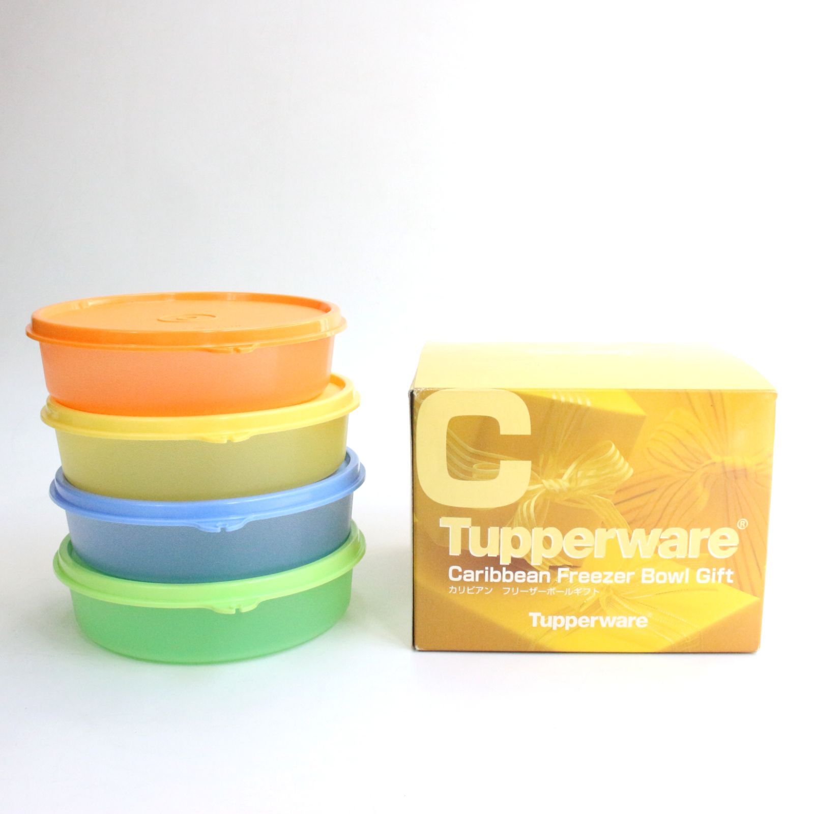 TM_053】Tupperware タッパーウェア Caribbean Freezer Bowl Gift
