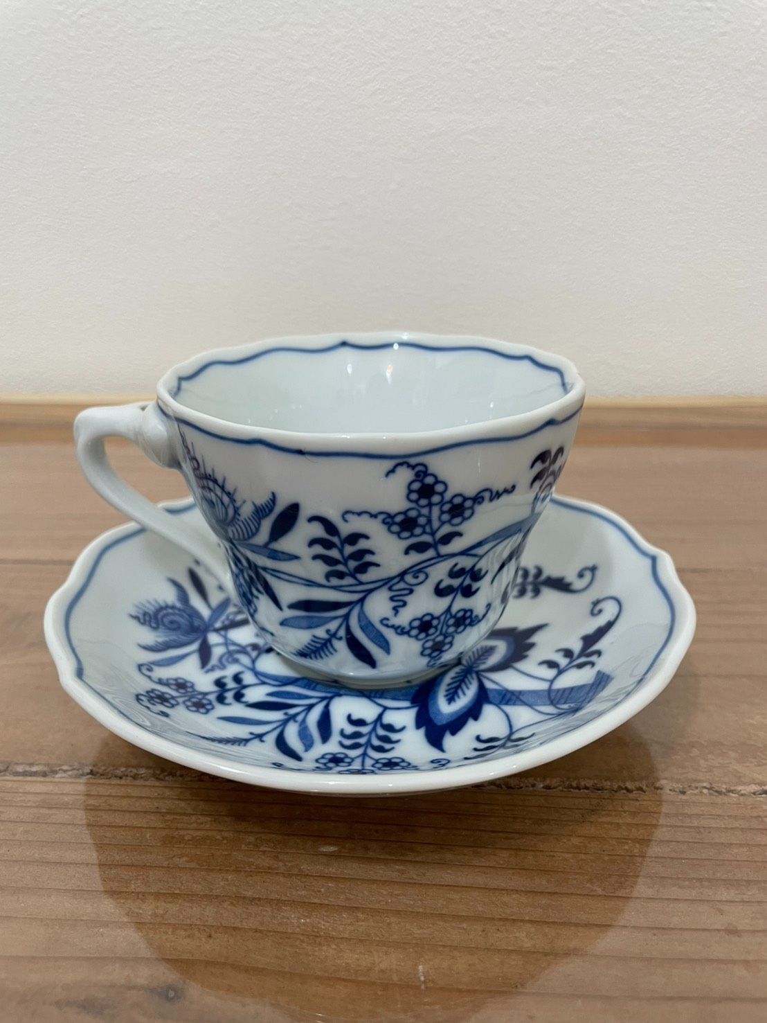 Blue Danube ブルーダニューブ ティーカップ&ソーサー(コーヒーカップ Blue Danube ブルーダニューブ カップ＆ソーサー 1客 - メルカリ