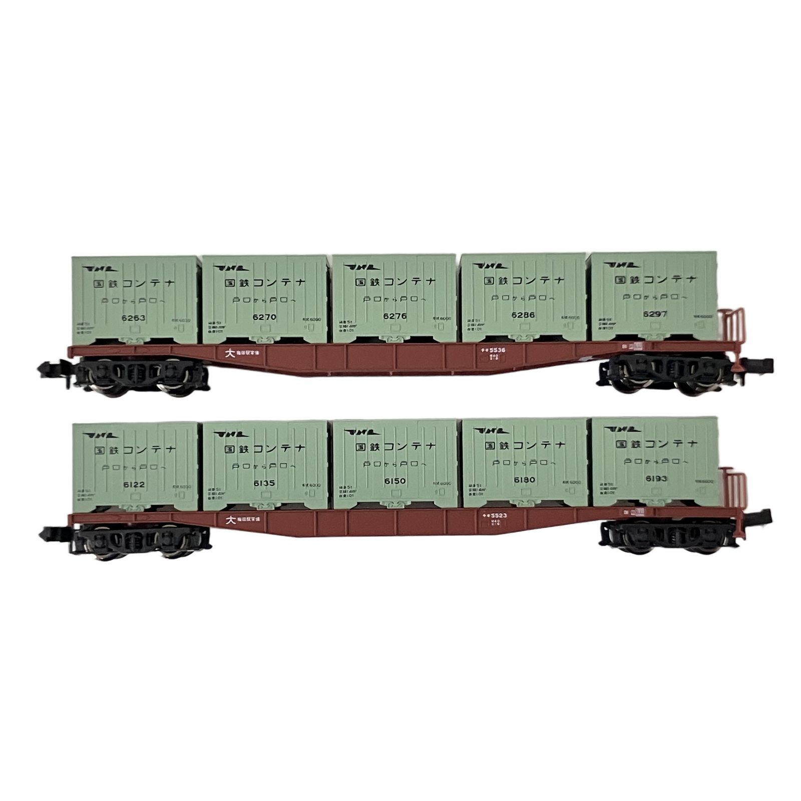 KATO カトー 8045 チキ5500 6000形 コンテナ積載 2両セット 鉄道模型 N