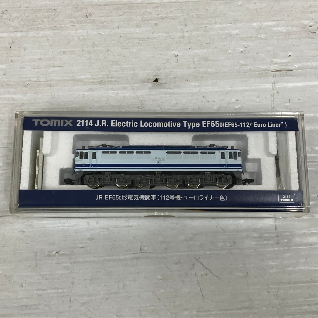 TOMIX 2114 JR EF65 0番台(112号機・ユーロライナー色) 鉄道模型 中古