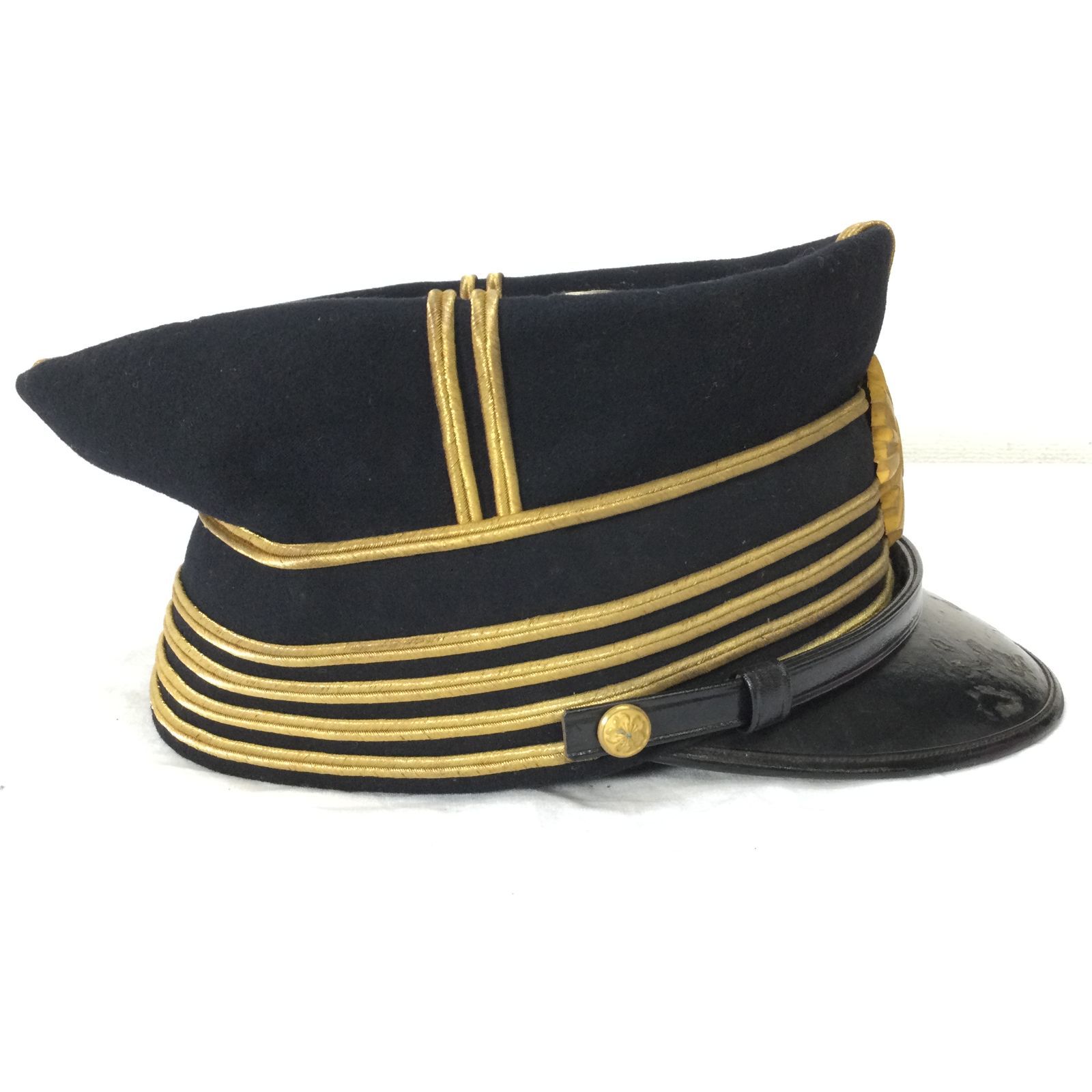 大日本帝国 旧日本軍 大礼帽子 軍服 旧日本陸軍 当時物 制帽 帽子 五芒