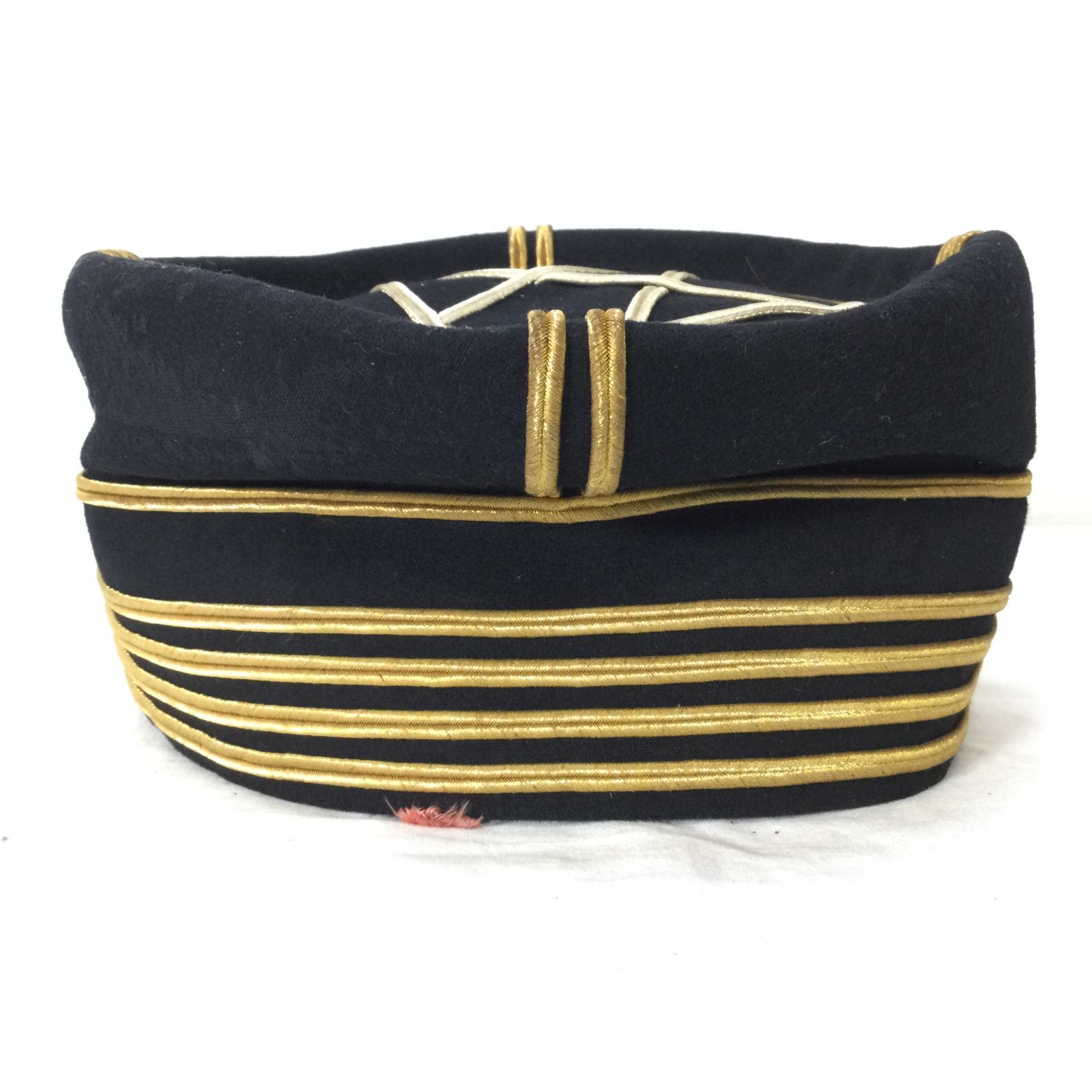 大日本帝国 旧日本軍 大礼帽子 軍服 旧日本陸軍 当時物 制帽 帽子 五芒