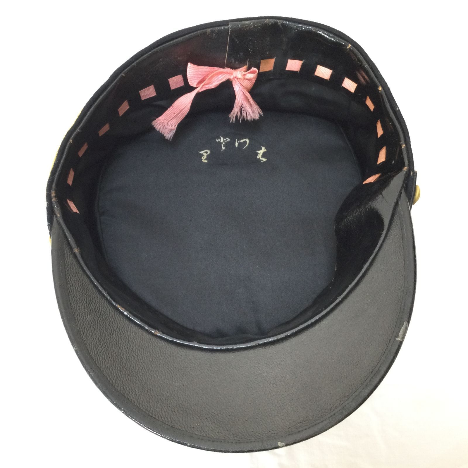 大日本帝国 旧日本軍 大礼帽子 軍服 旧日本陸軍 当時物 制帽 帽子 五芒