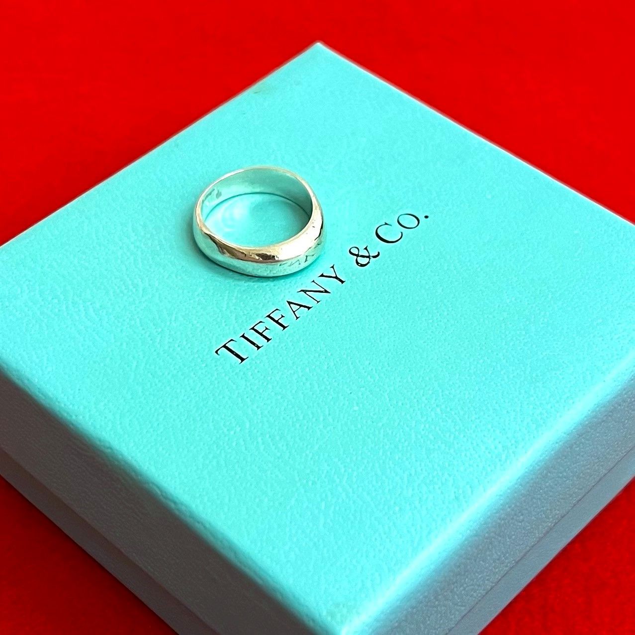 極 美品 TIFFANY&Co. ティファニー ナイフエッジ リング シルバー925
