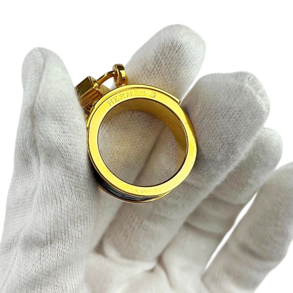 エルメス □美品□ ケリー カデナ モチーフ スカーフリング