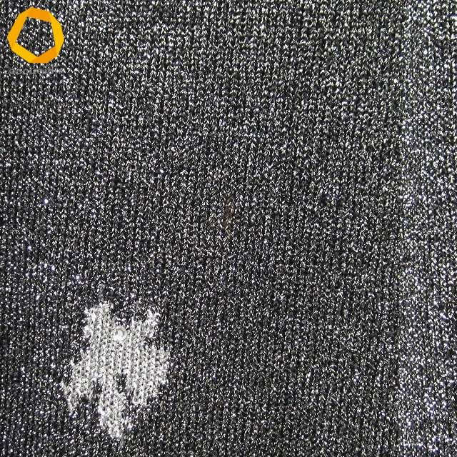 wnc サイトウトヨコ 斉藤都世子 ワンピース シルバー ラメ ライン