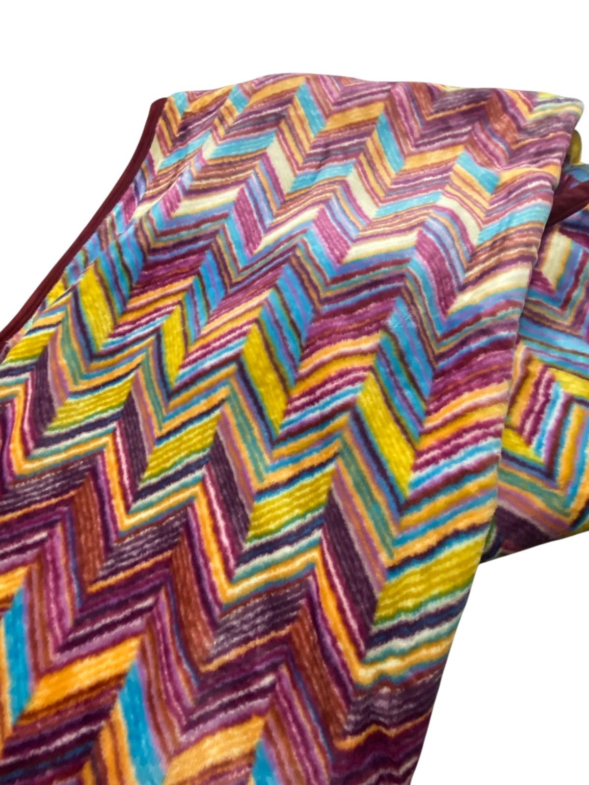 新品未使用 MISSONO ミッソーニ アクリル毛布 毛布 140cmx200cm 日用品