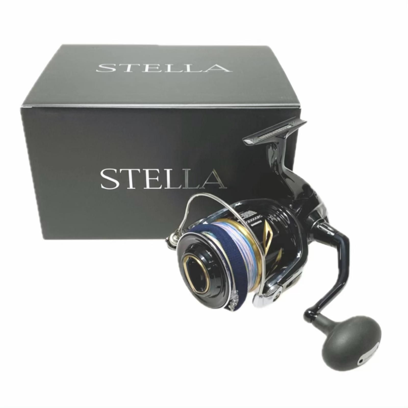 §§SHIMANO シマノ スピニングリール 20ステラSW 18000 HG ボディ傷 程度B 替スプール付 013252 04080