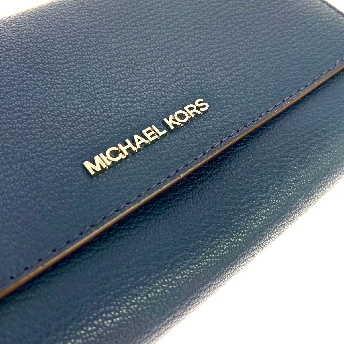 MICHAEL KORS マイケルコース ウォレットバッグ  レザー    ネイビー レディース / 241007003665 MICHAEL KORS マイケルコース ウォレットバッグ レザー ネイビー