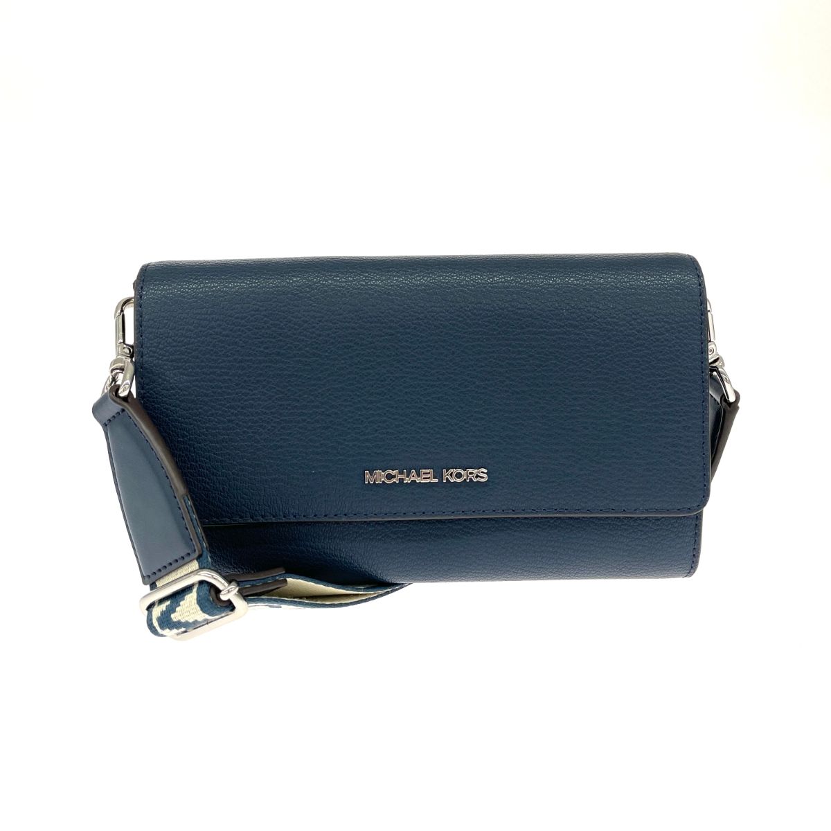 MICHAEL KORS マイケルコース ウォレットバッグ  レザー    ネイビー レディース / 241007003665 MICHAEL KORS マイケルコース ウォレットバッグ レザー ネイビー
