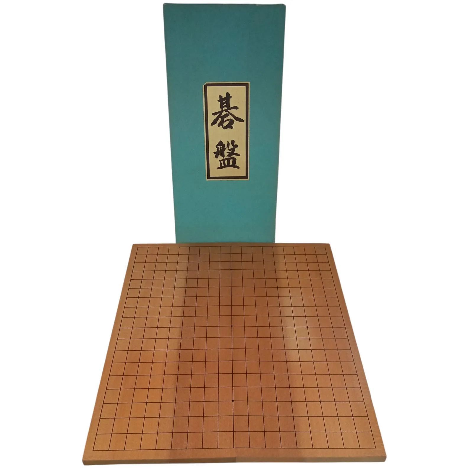 X02053 碁盤 囲碁盤 木製 折りたたみ式 囲碁盤 五目並べ ボードゲーム