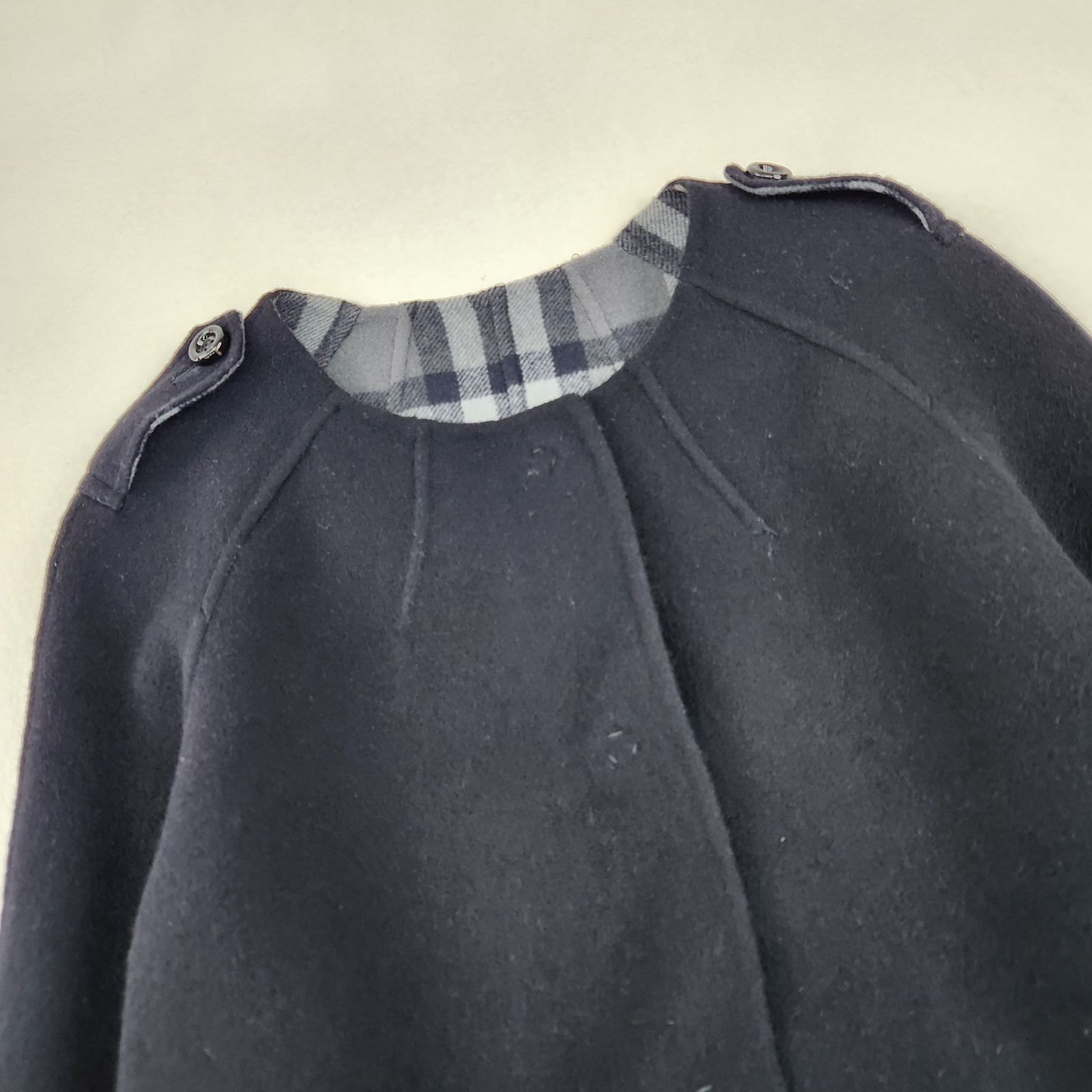 美品 BURBERRY LONDON ウールコート ノバチェック バーバリーロンドン