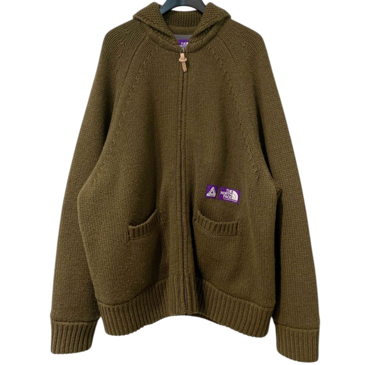 PALACE×THE NORTHFACE PURPLELABEL 25AW WINDSTOPPER Field Sweater