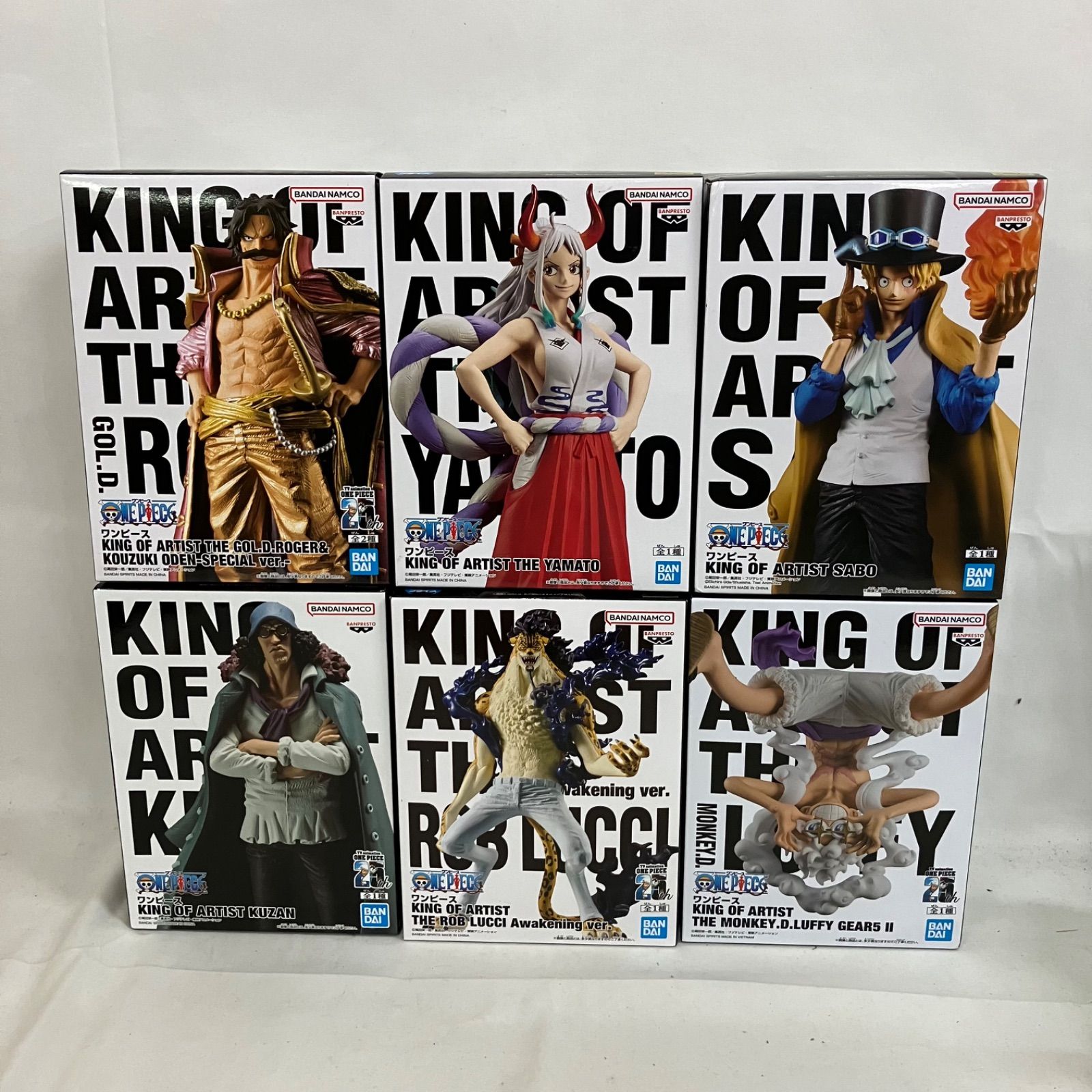 未開封 ワンピース ONE PIECE KING OF ARTIST フィギュア 6個セット
