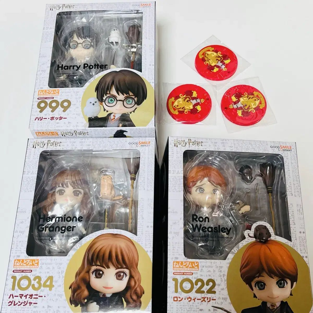 ハリーポッター ねんどろいど ハリー、ロン、ハーマイオニー まとめ