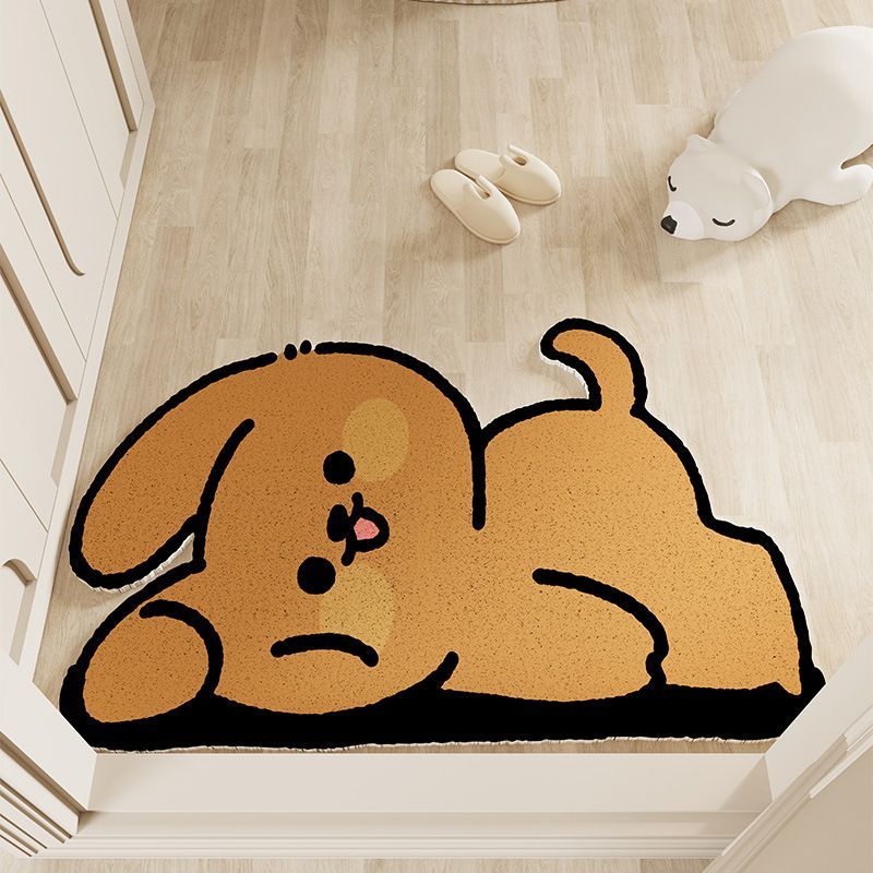 超人気] ゆるかわ いぬ 泥落とし 玄関マット 北欧風 滑り止め 洗える