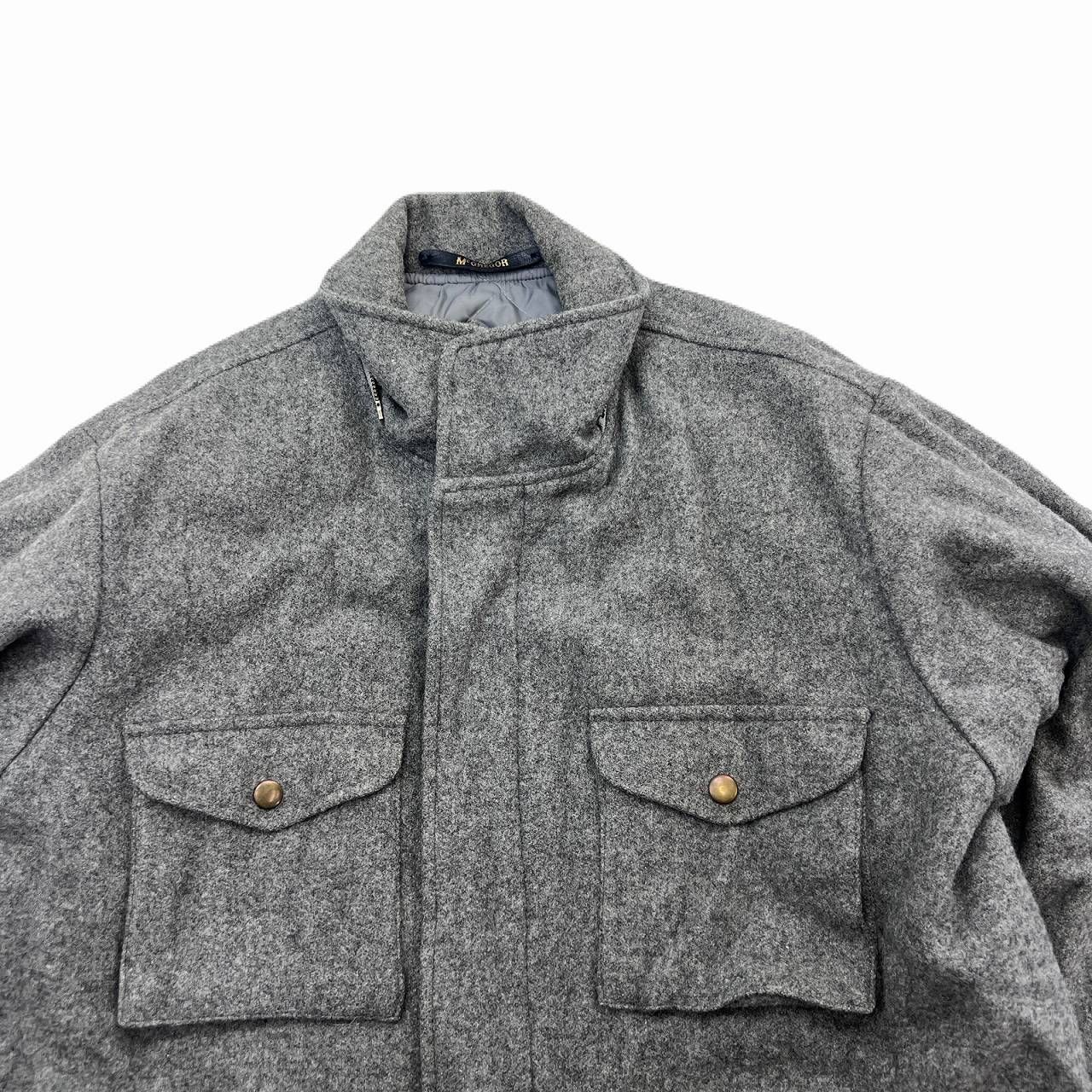 マックレガー ウールジャケット M-65型 メンズ M グレー 厚手 防寒
