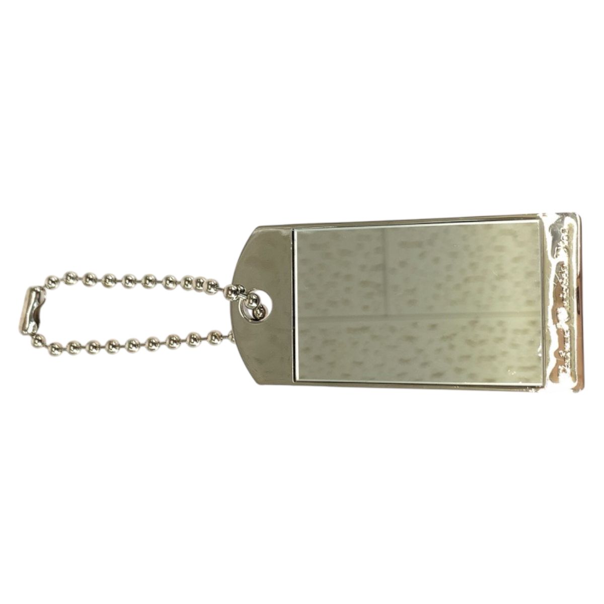 美品 Dior ディオール ミラー ラインストーン シルバー メタル