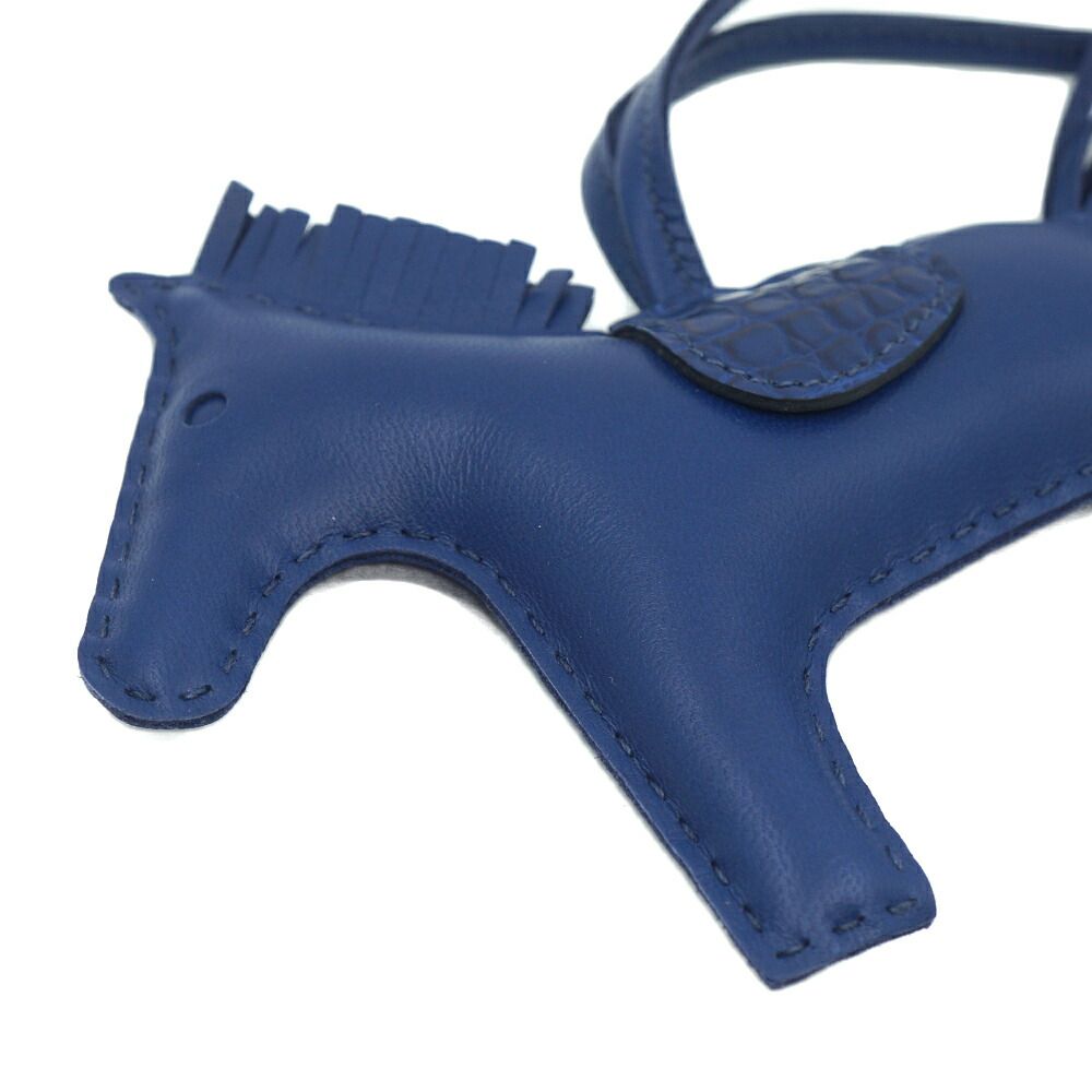 栄】【HERMES】エルメス ロデオPM チャーム レザー キーホルダー