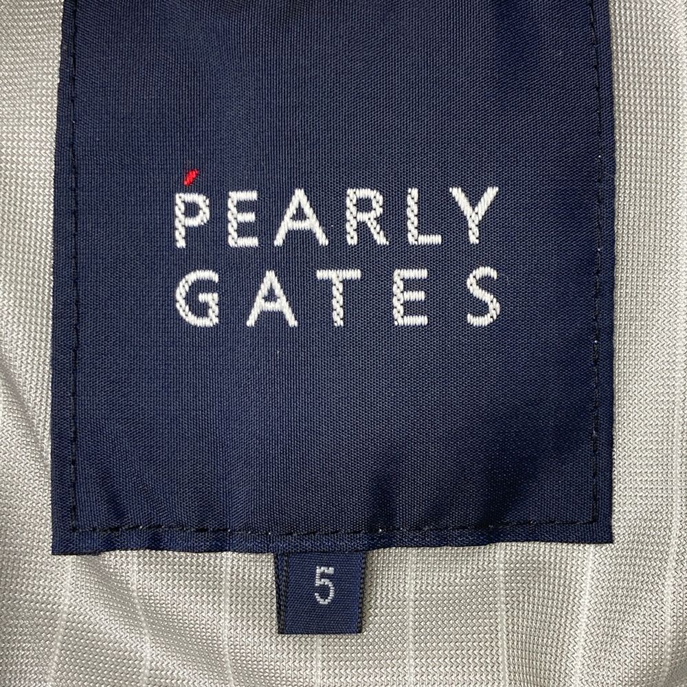 サイズ：5 PEARLY GATES パーリーゲイツ 蓄熱 ツインスニード ブルゾン