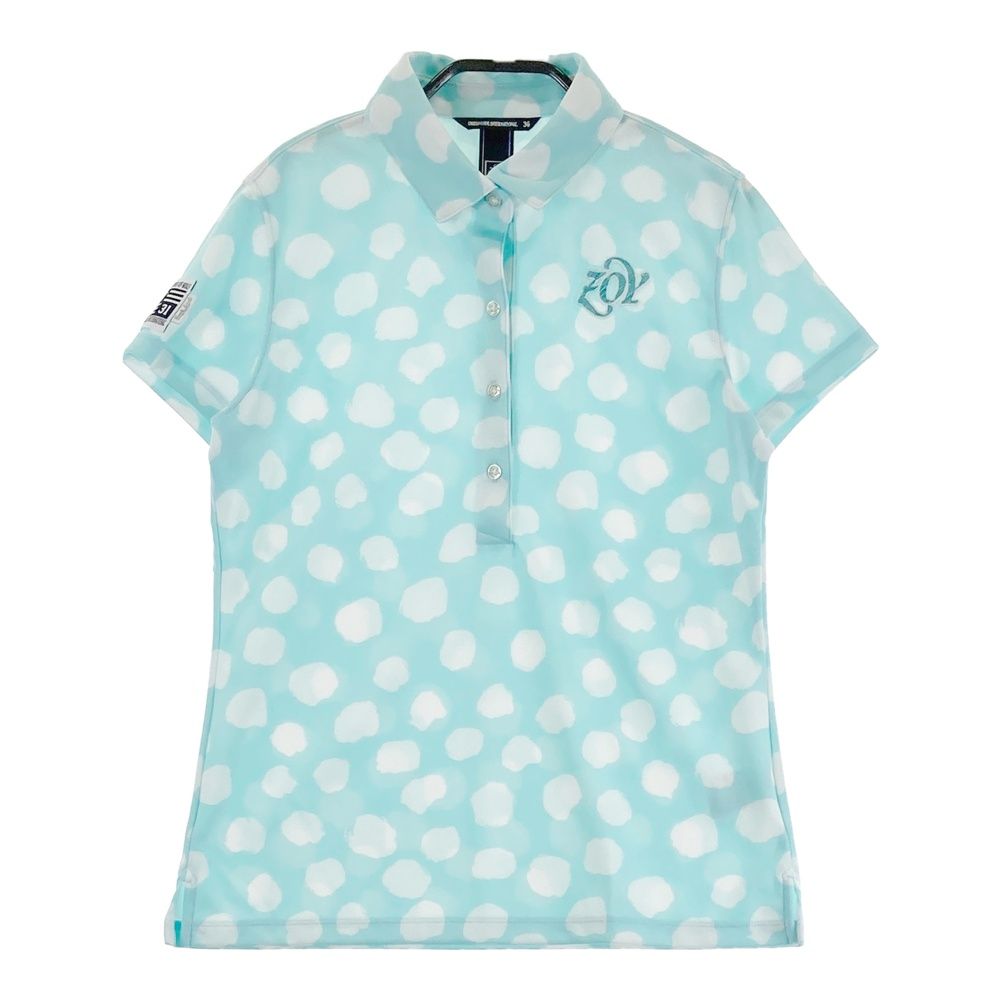 サイズ：36 ZOY ゾーイ 半袖ポロシャツ ブルー系 [240101619227
