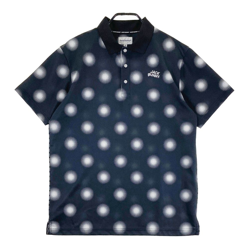 サイズ：5 JACK BUNNY ジャックバニー 半袖ポロシャツ ドット柄
