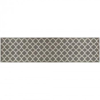 カキウチ モロッカン ワイドキッチンマット240 cm グレー