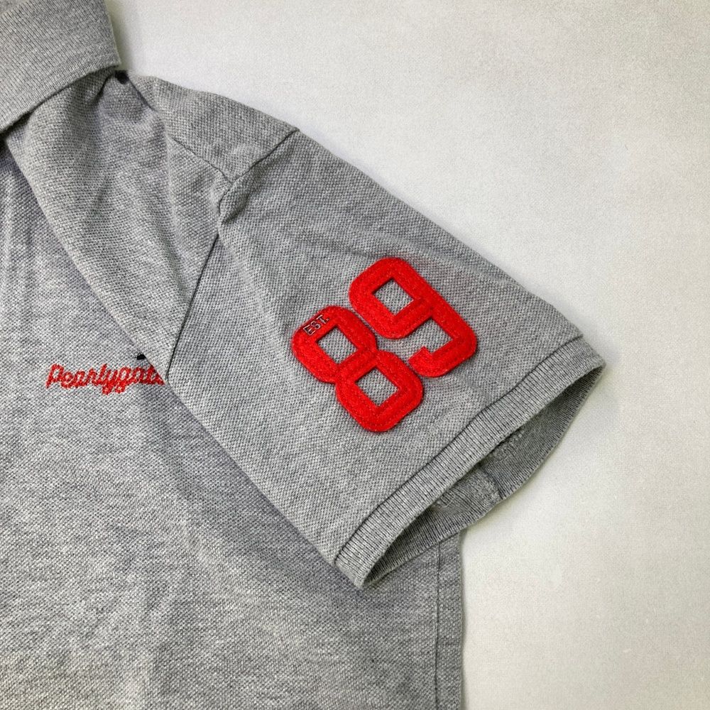 サイズ：1 PEARLY GATES パーリーゲイツ 半袖ポロシャツ ワッペン